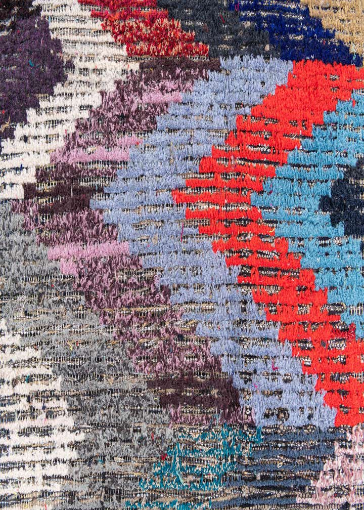 8' 1 x 10' 6 Hand Knotted Moroccan Wool Rug