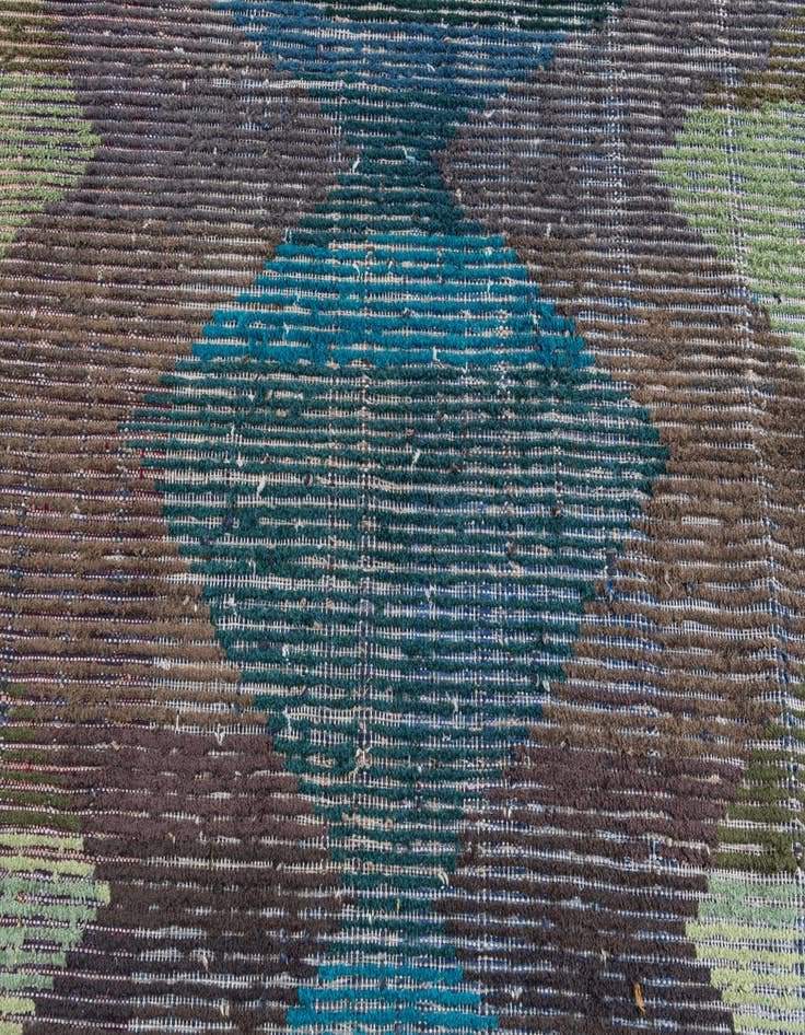 Detail image of 7' 10 x 10' 3 Hand Knotted Moroccan Wool Rug