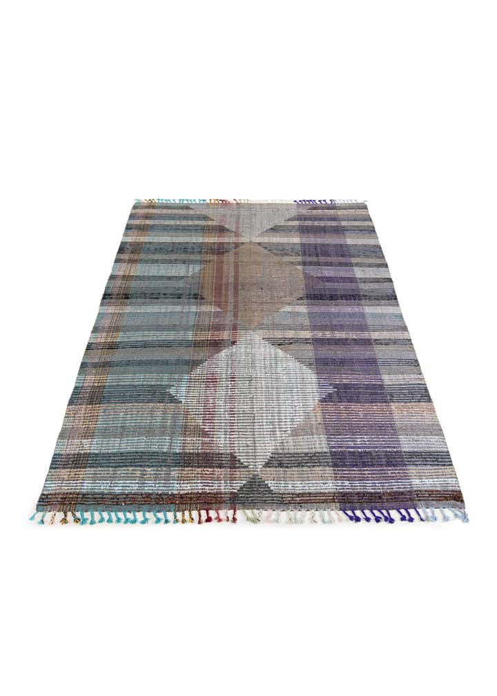 7' 9 x 10' 2 Hand Knotted Moroccan Wool Rug