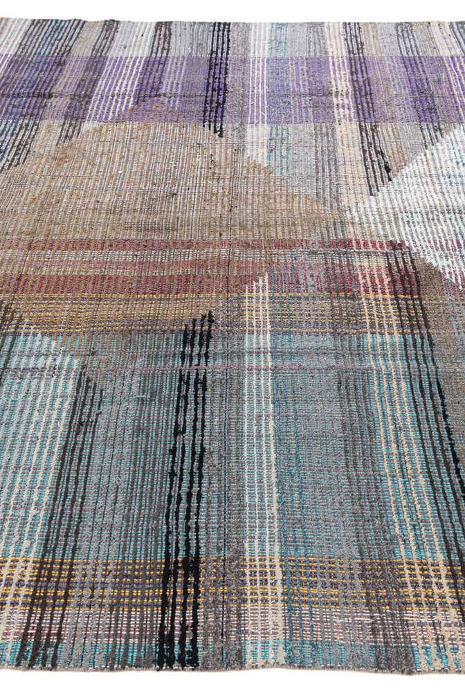7' 9 x 10' 2 Hand Knotted Moroccan Wool Rug