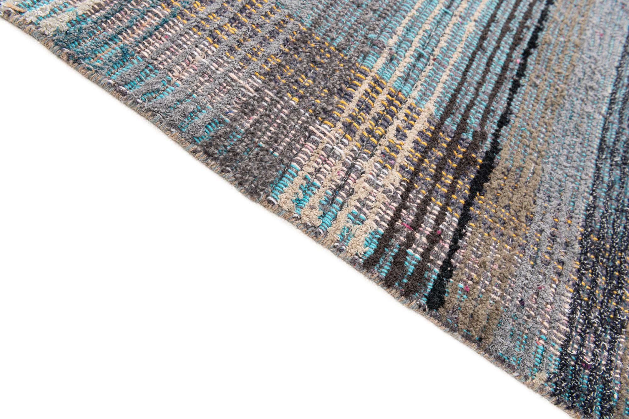 7' 9 x 10' 2 Hand Knotted Moroccan Wool Rug