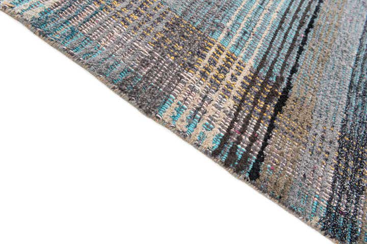 7' 9 x 10' 2 Hand Knotted Moroccan Wool Rug