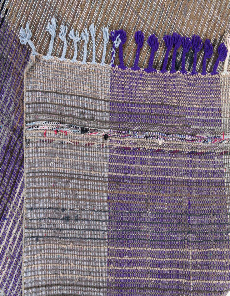 Detail image of 7' 9 x 10' 2  Hand Knotted Moroccan Wool Rug