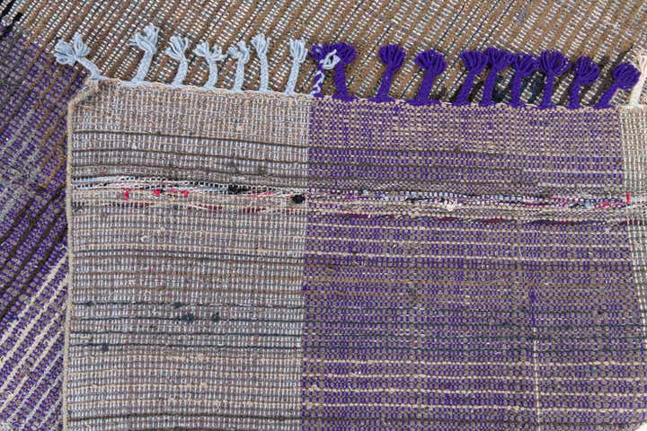 7' 9 x 10' 2 Hand Knotted Moroccan Wool Rug