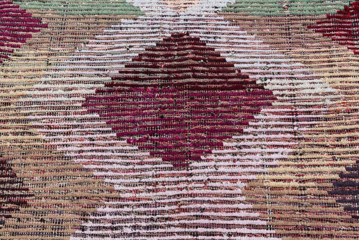 Detail image of 8' x 10' Hand Knotted Moroccan Wool Rug