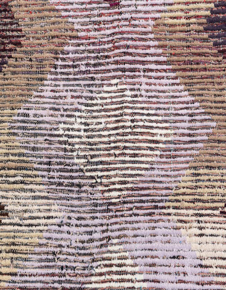 Detail image of 8' x 10'  Hand Knotted Moroccan Wool Rug