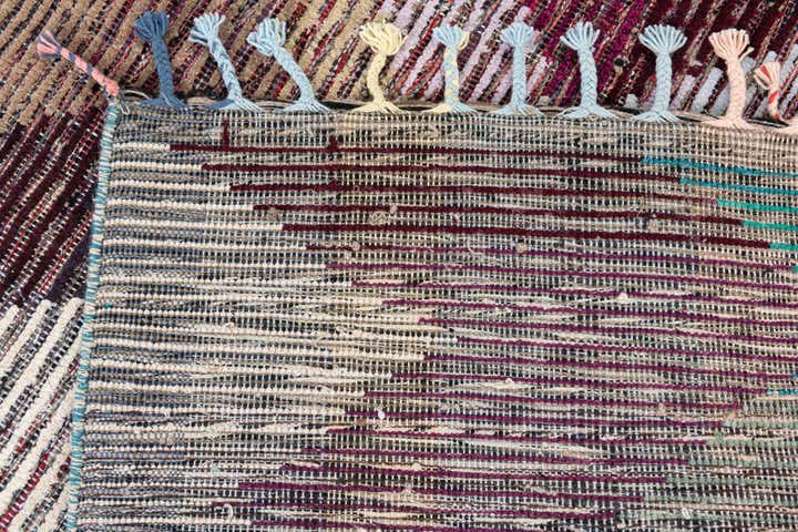 8' x 10' Hand Knotted Moroccan Wool Rug