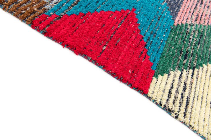 Detail image of 8' 3 x 9' 10 Hand Knotted Moroccan Wool Rug
