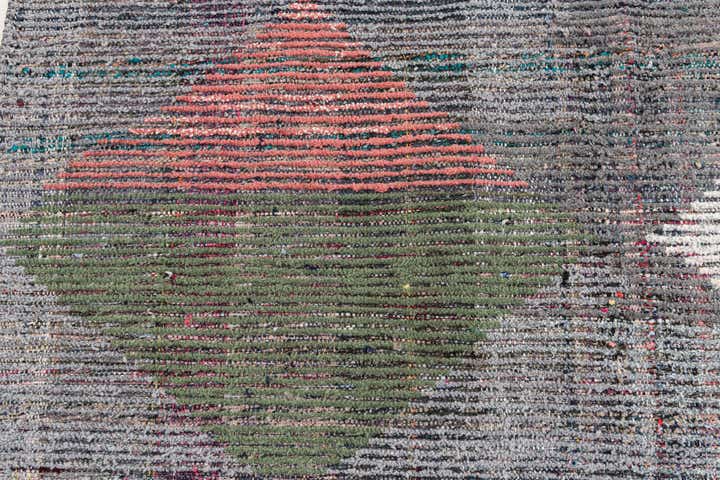 5' 8 x 7' 8 Hand Knotted Moroccan Wool Rug