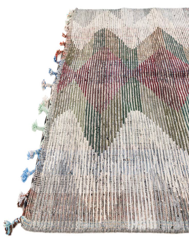 Detail image of 5' 8 x 8' 1  Hand Knotted Moroccan Wool Rug