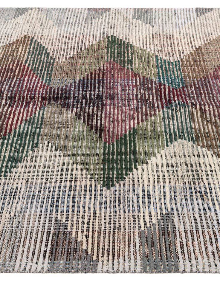 Detail image of 5' 8 x 8' 1  Hand Knotted Moroccan Wool Rug