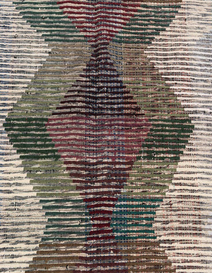 Detail image of 5' 8 x 8' 1  Hand Knotted Moroccan Wool Rug