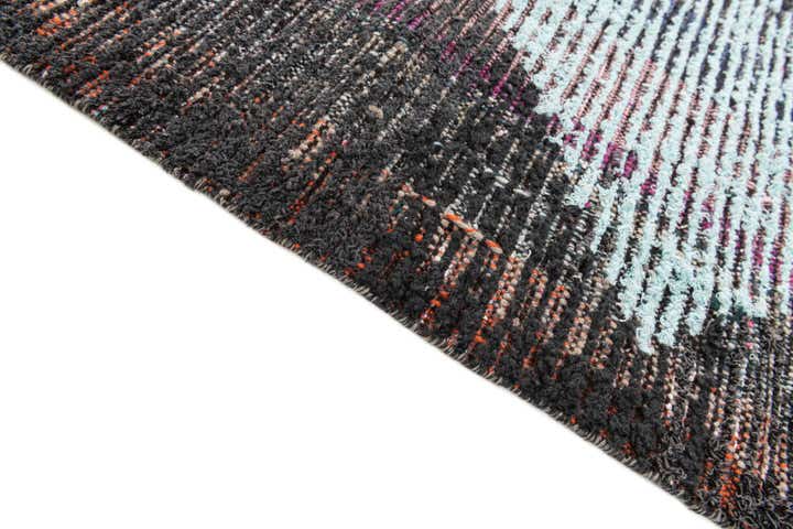 5' 8 x 8' 2 Hand Knotted Moroccan Wool Rug