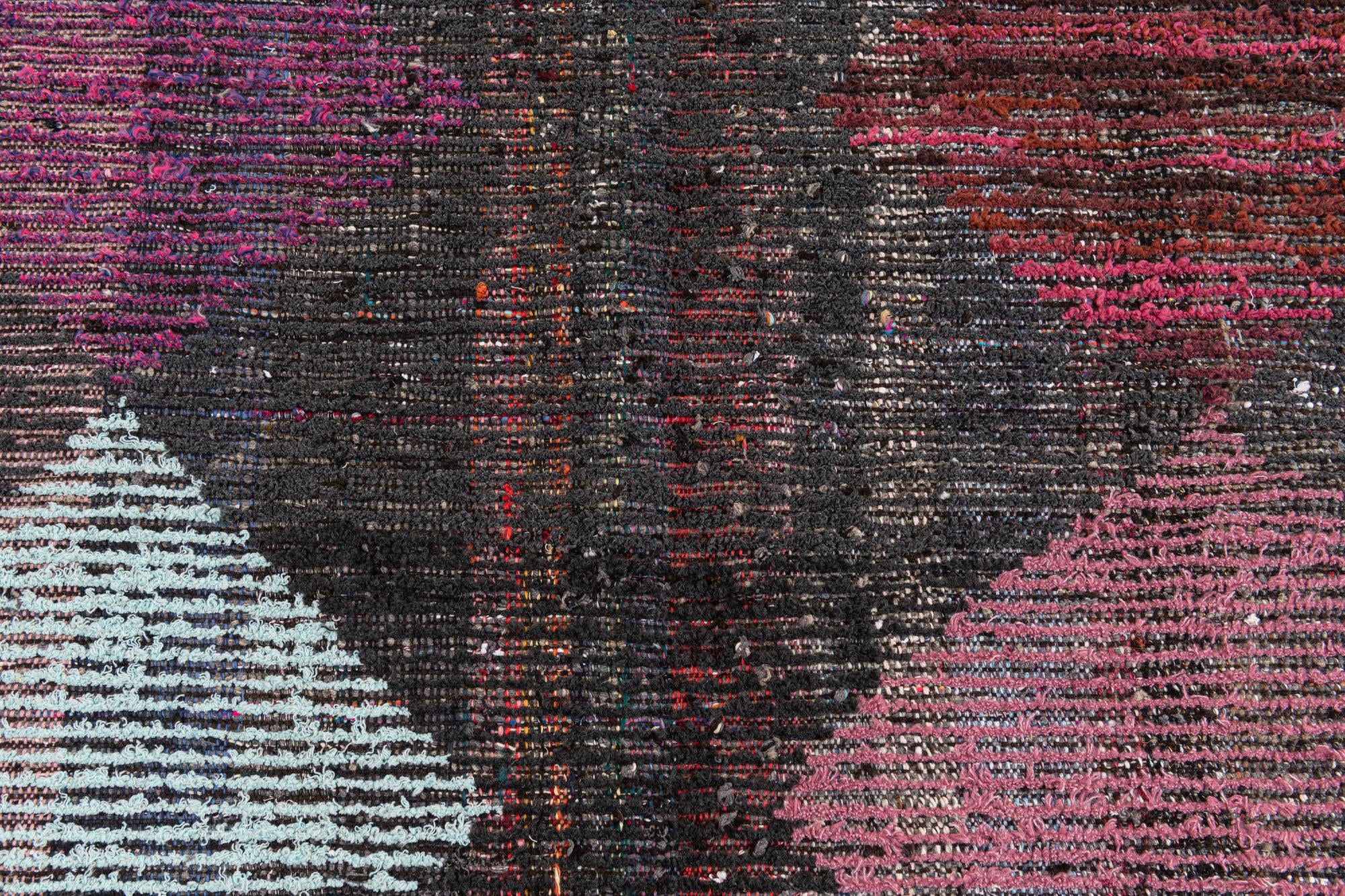 5' 8 x 8' 2 Hand Knotted Moroccan Wool Rug