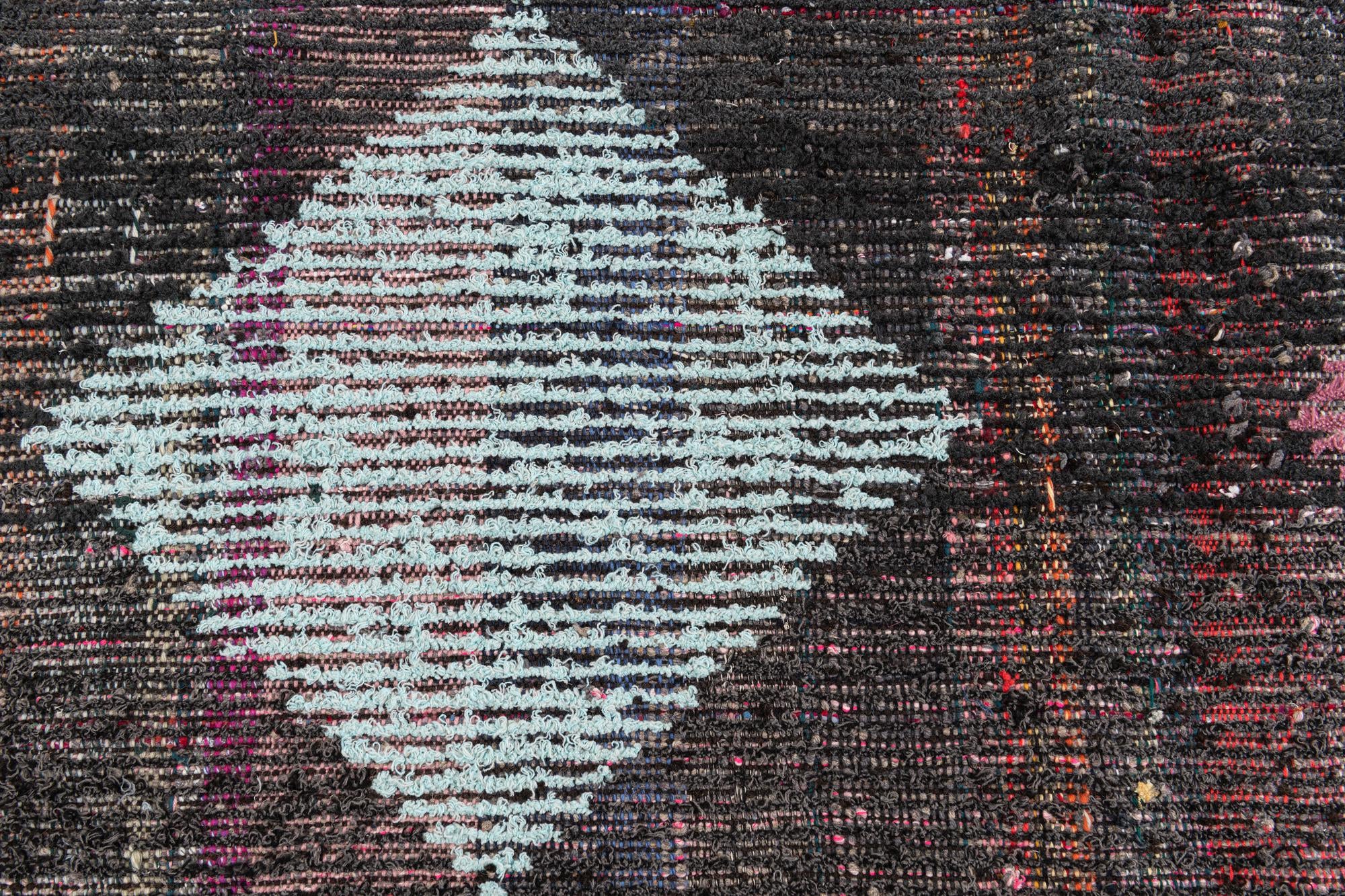 5' 8 x 8' 2 Hand Knotted Moroccan Wool Rug
