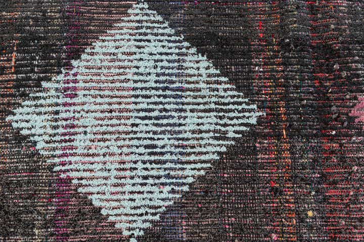 5' 8 x 8' 2 Hand Knotted Moroccan Wool Rug