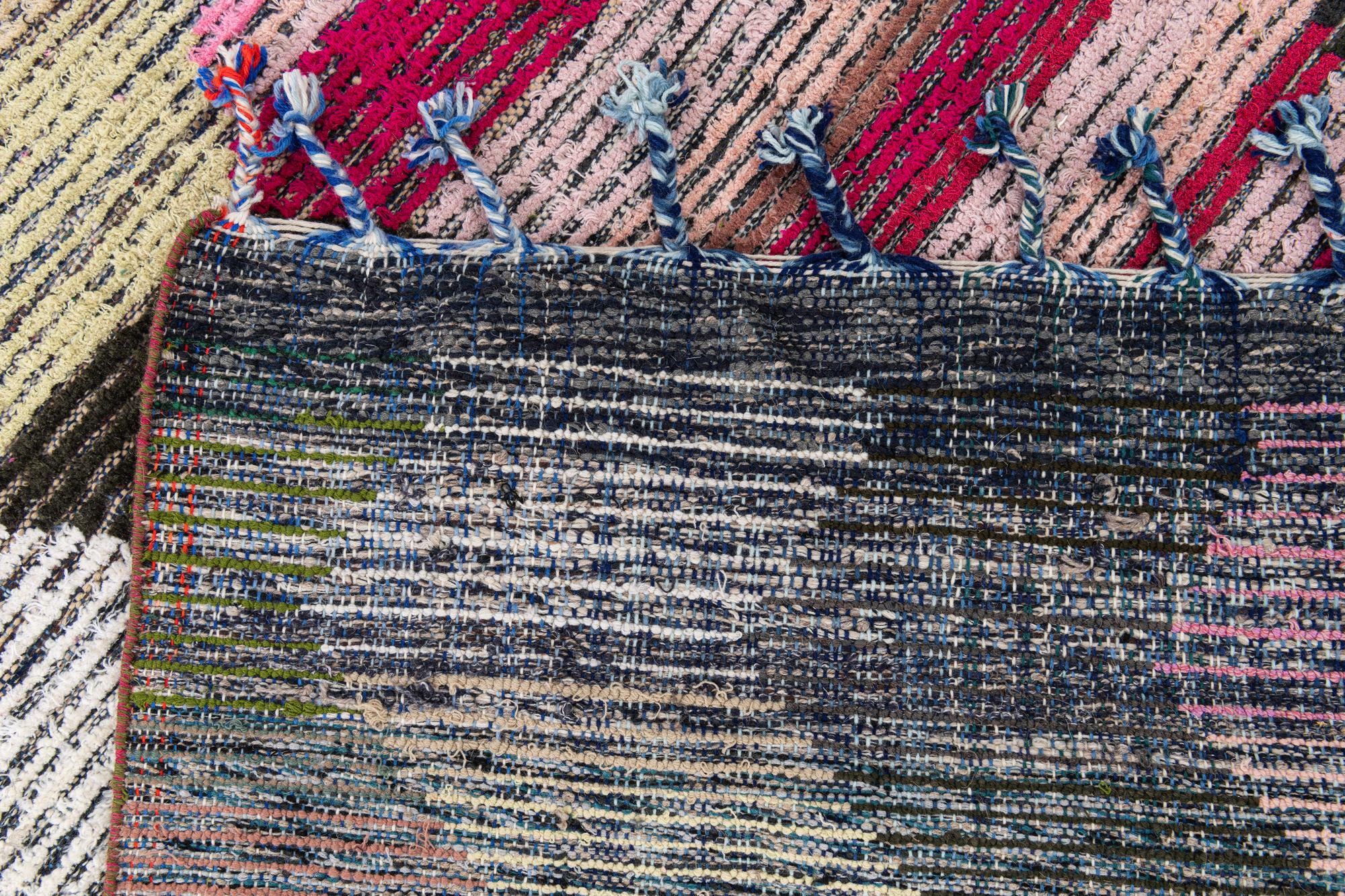 5' 7 x 9' Hand Knotted Moroccan Wool Rug