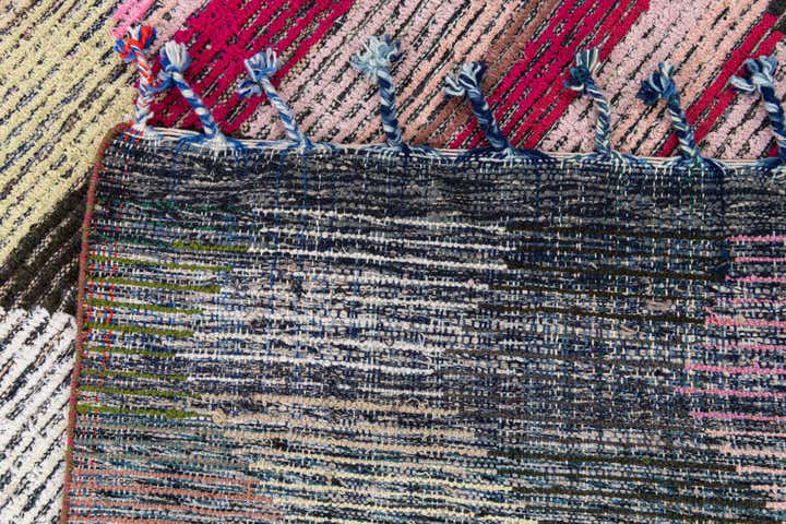 5' 7 x 9' Hand Knotted Moroccan Wool Rug