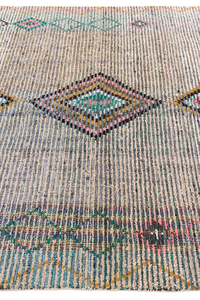 5' 5 x 8' 1 Hand Knotted Moroccan Wool Rug