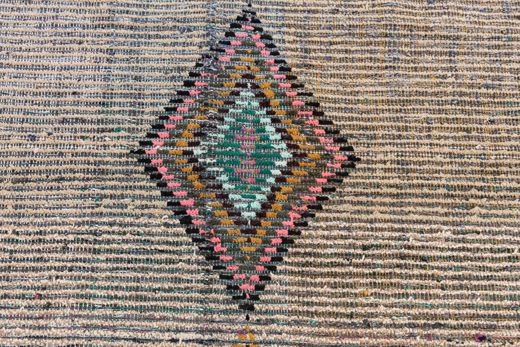 5' 5 x 8' 1 Hand Knotted Moroccan Wool Rug