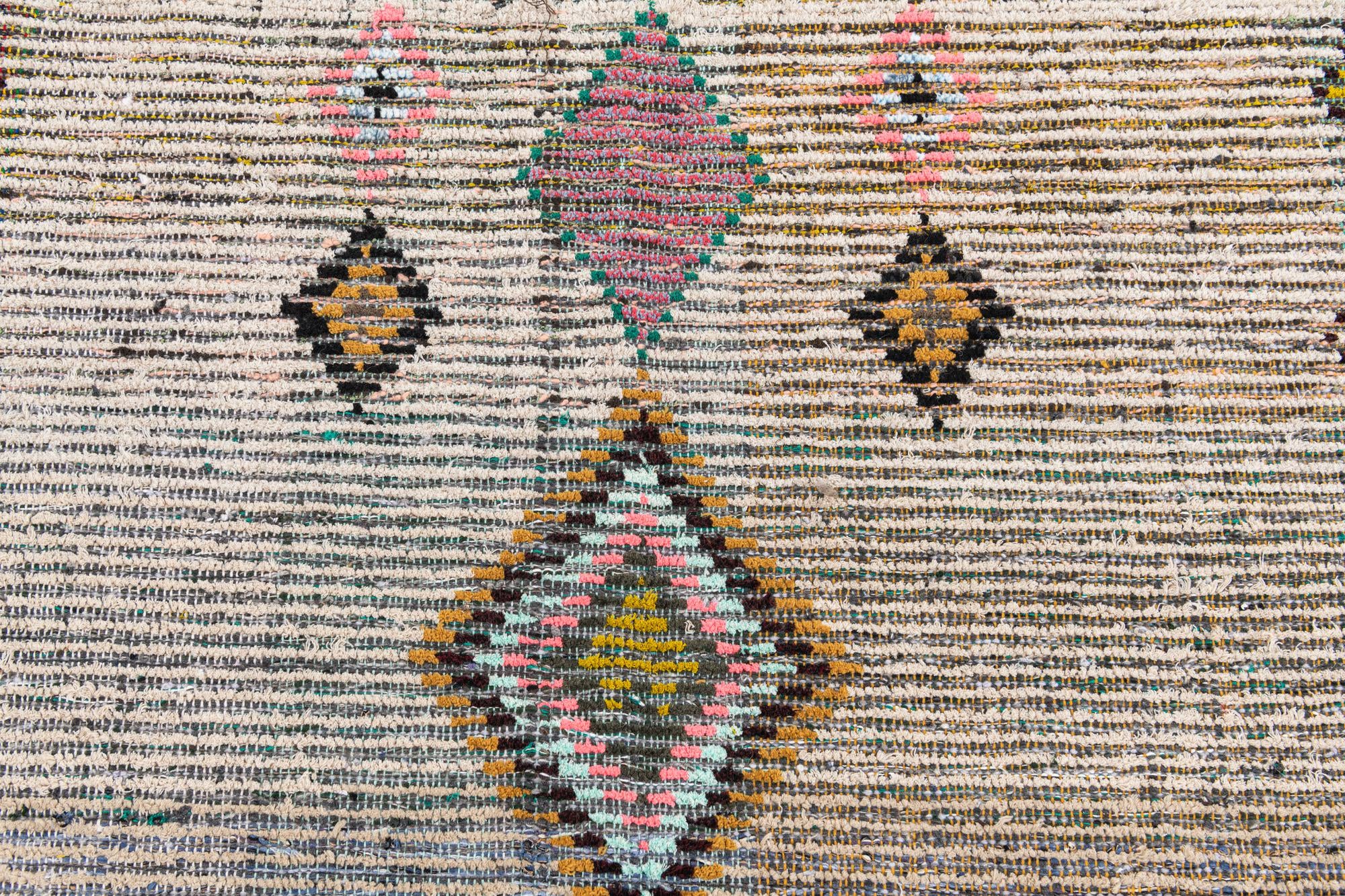 5' 5 x 8' 1 Hand Knotted Moroccan Wool Rug