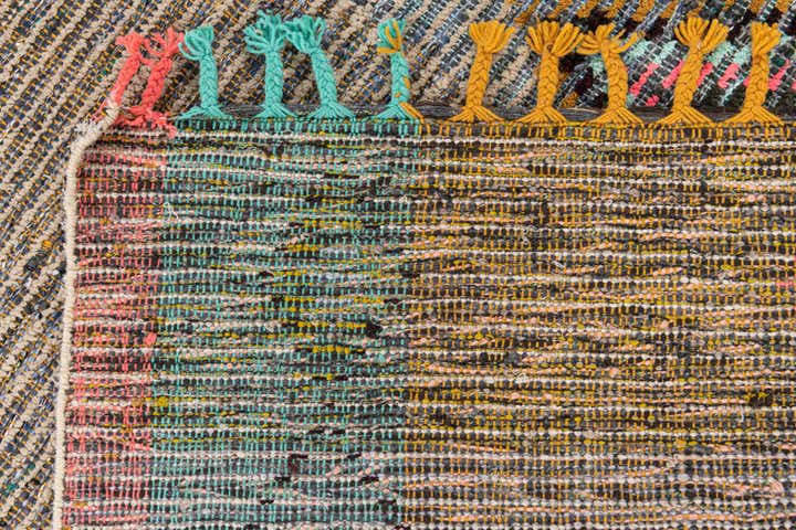 5' 5 x 8' 1 Hand Knotted Moroccan Wool Rug