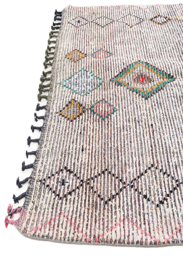 5' 4 x 7' 8 Hand Knotted Moroccan Wool Rug