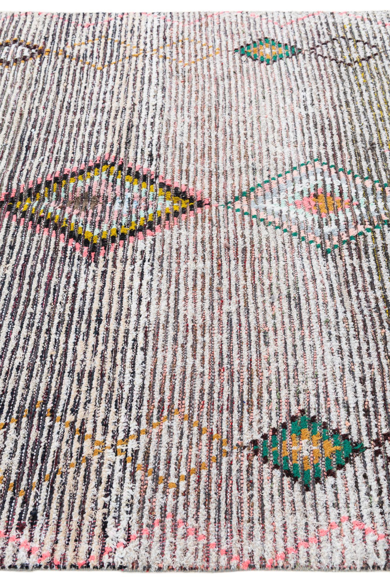 5' 4 x 7' 8 Hand Knotted Moroccan Wool Rug