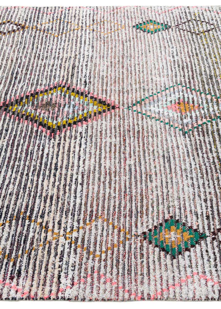 5' 4 x 7' 8 Hand Knotted Moroccan Wool Rug