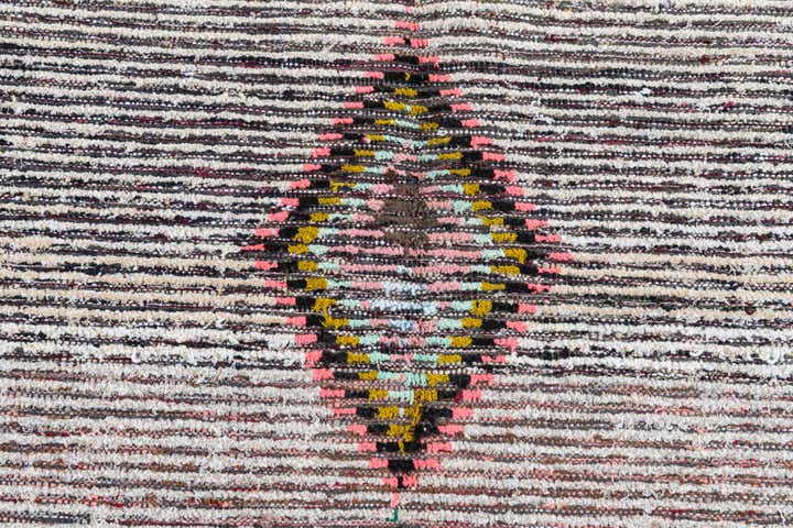 5' 4 x 7' 8 Hand Knotted Moroccan Wool Rug