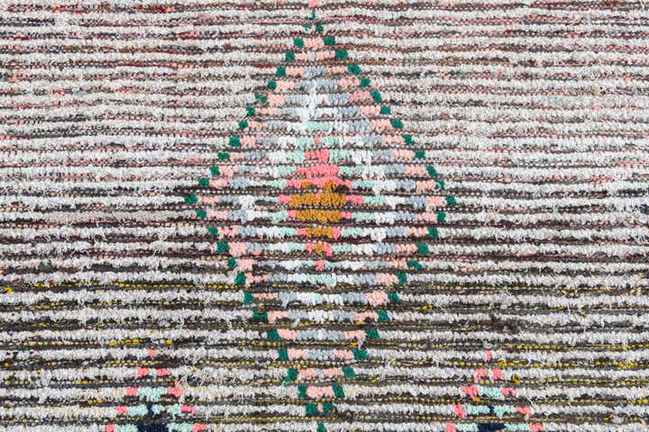 5' 4 x 7' 8 Hand Knotted Moroccan Wool Rug