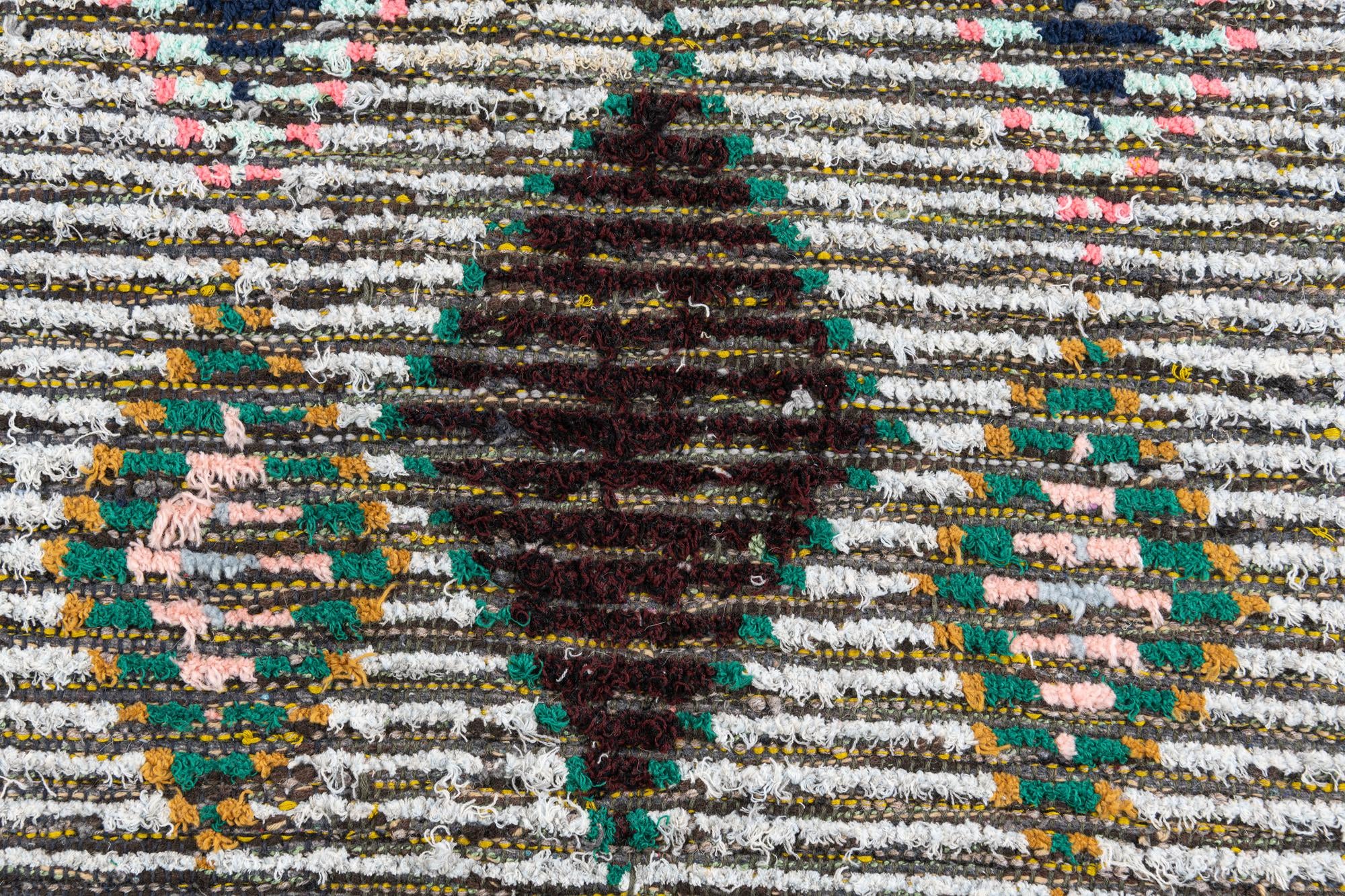 5' 4 x 7' 8 Hand Knotted Moroccan Wool Rug
