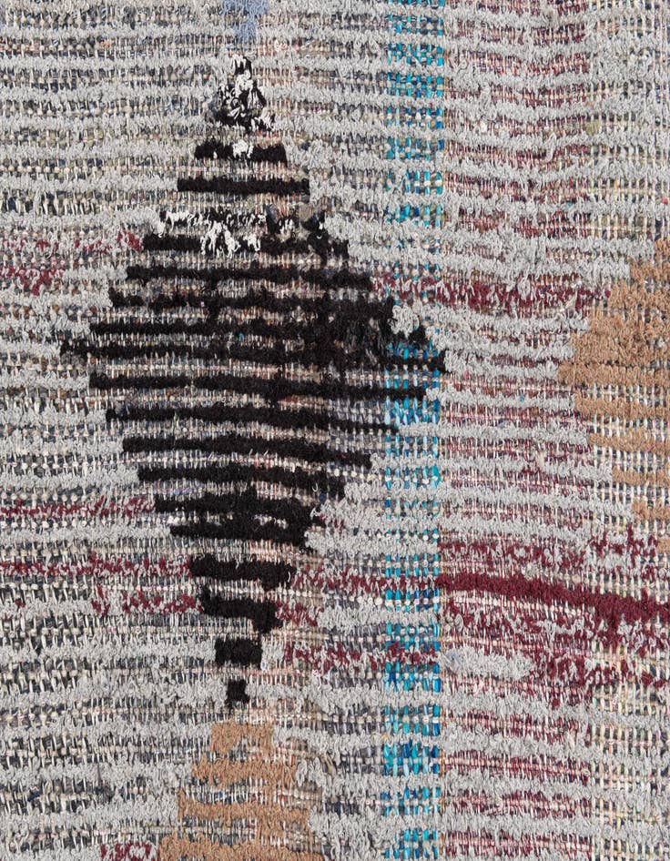 Detail image of 5' 2 x 7' 8  Hand Knotted Moroccan Wool Rug
