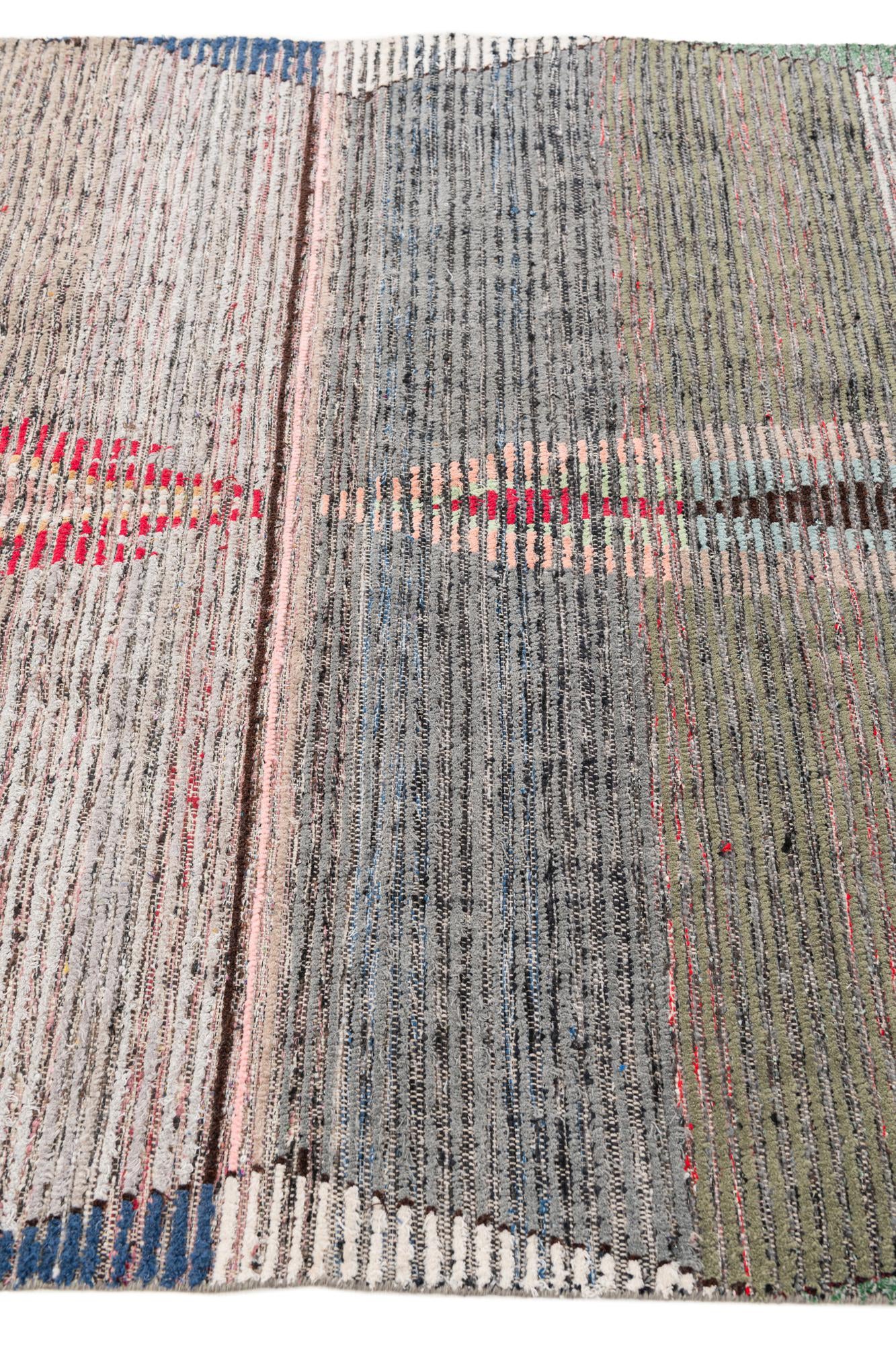 4' 10 x 7' 10 Hand Knotted Moroccan Wool Rug