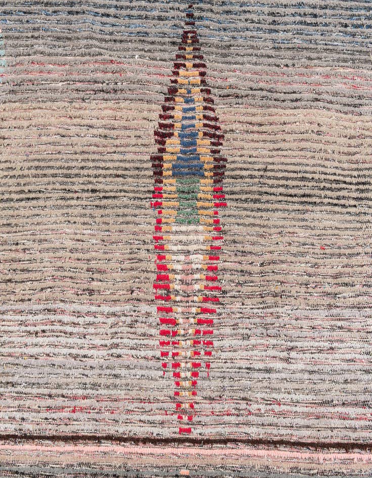 Detail image of 4' 10 x 7' 10  Hand Knotted Moroccan Wool Rug