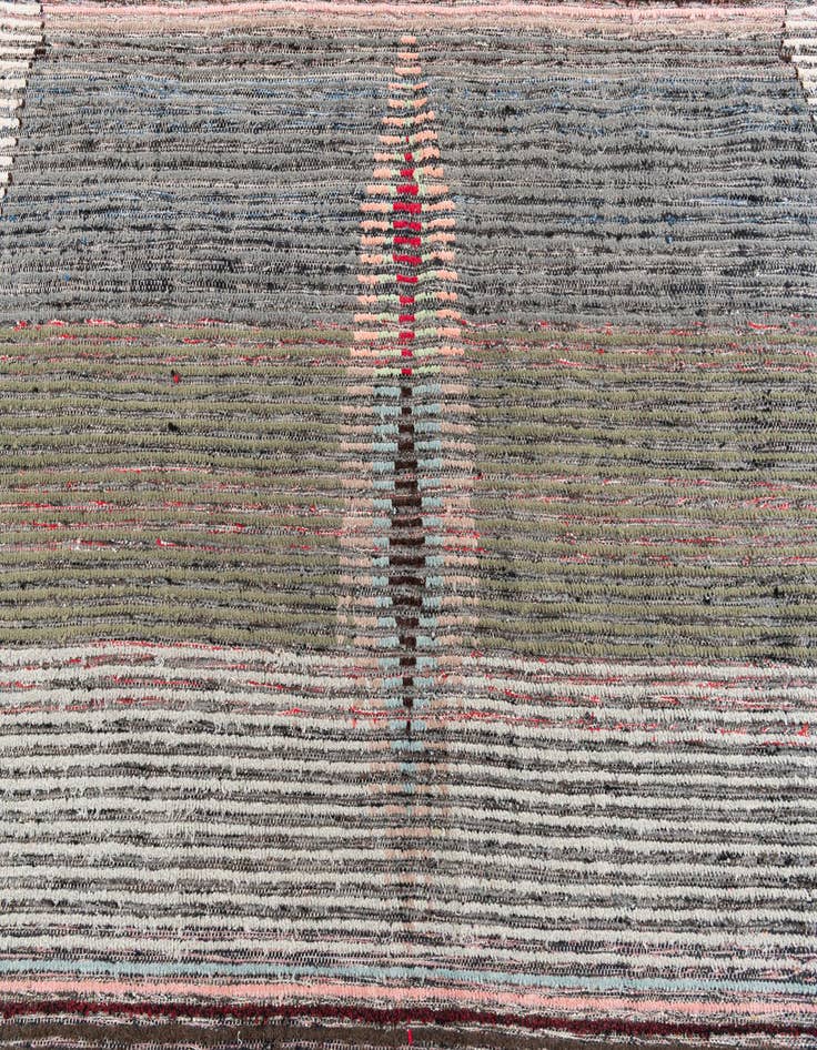 Detail image of 4' 10 x 7' 10  Hand Knotted Moroccan Wool Rug