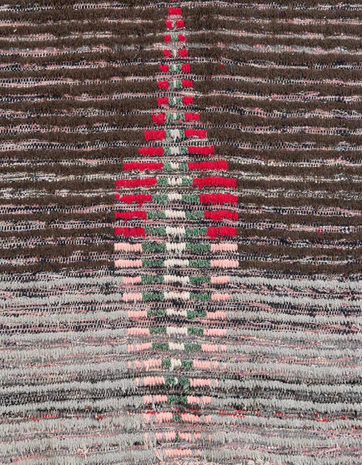 Detail image of 4' 10 x 7' 10  Hand Knotted Moroccan Wool Rug