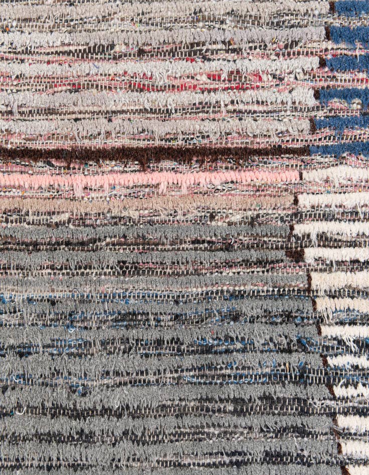 Detail image of 4' 10 x 7' 10  Hand Knotted Moroccan Wool Rug