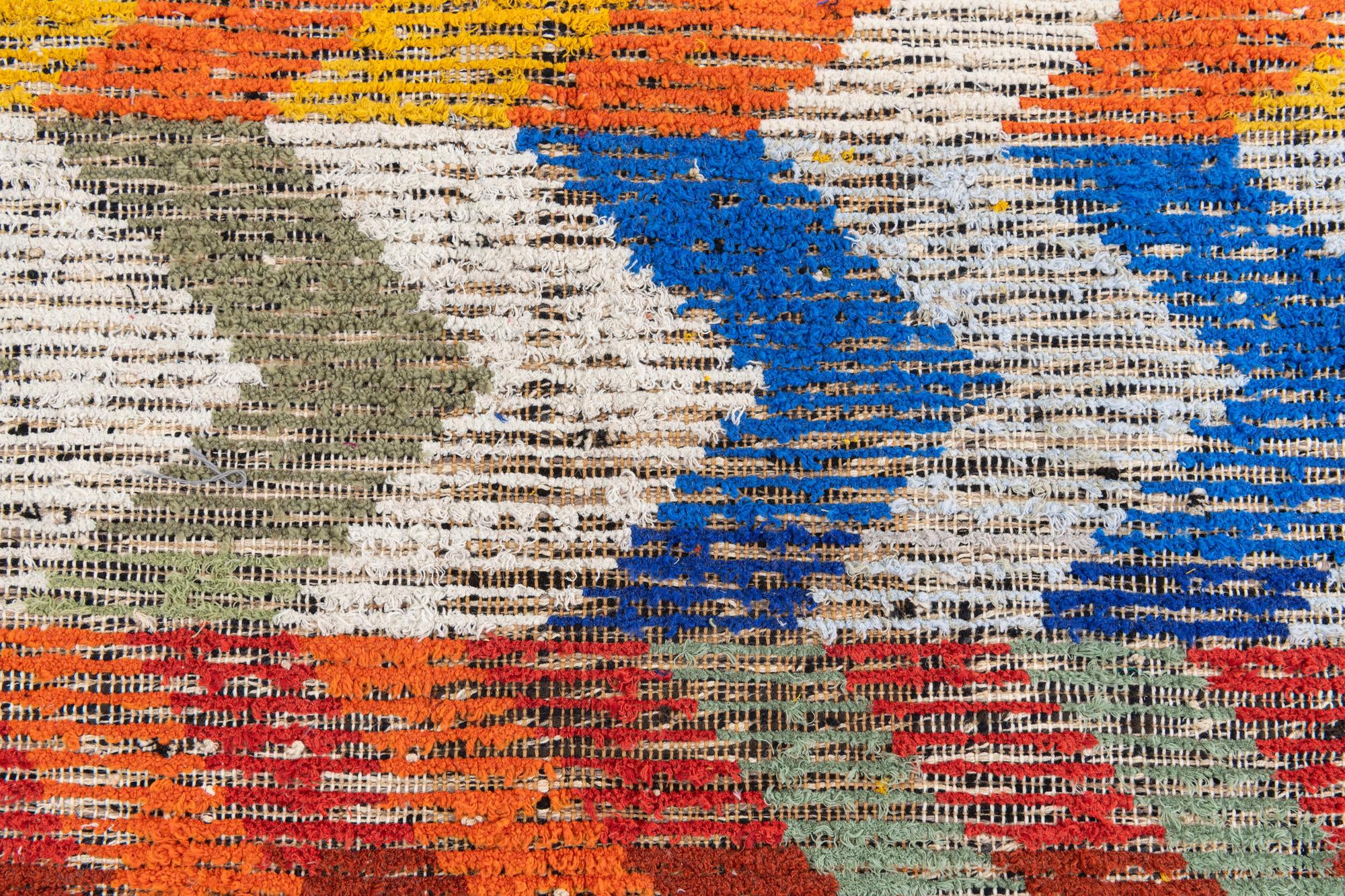 4' 9 x 7' 8 Hand Knotted Moroccan Wool Rug