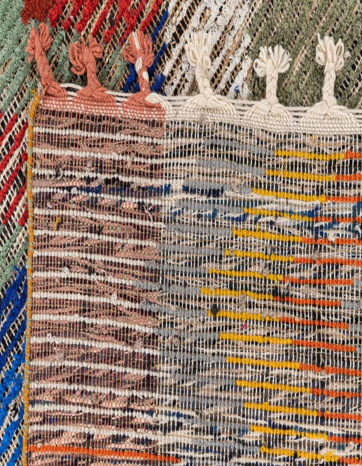 Detail image of 4' 9 x 7' 8  Hand Knotted Moroccan Wool Rug