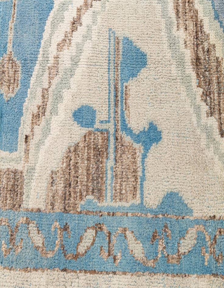 Detail image of 8' 5 x 12' 4  Hand Knotted Moroccan Wool Rug