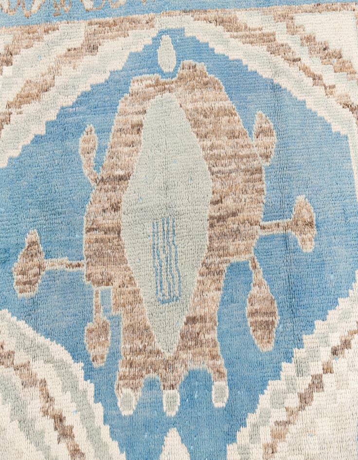 Detail image of 8' 5 x 12' 4  Hand Knotted Moroccan Wool Rug