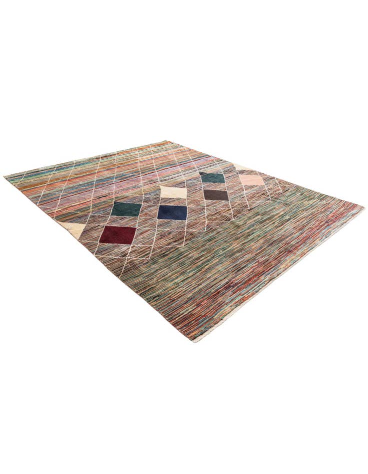 Detail image of 7' 10 x 9' 9  Hand Knotted Moroccan Rug