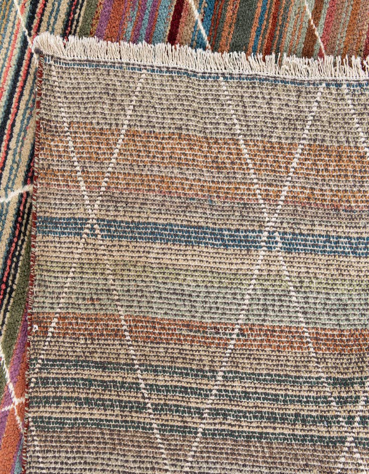 Detail image of 7' 10 x 9' 9  Hand Knotted Moroccan Rug