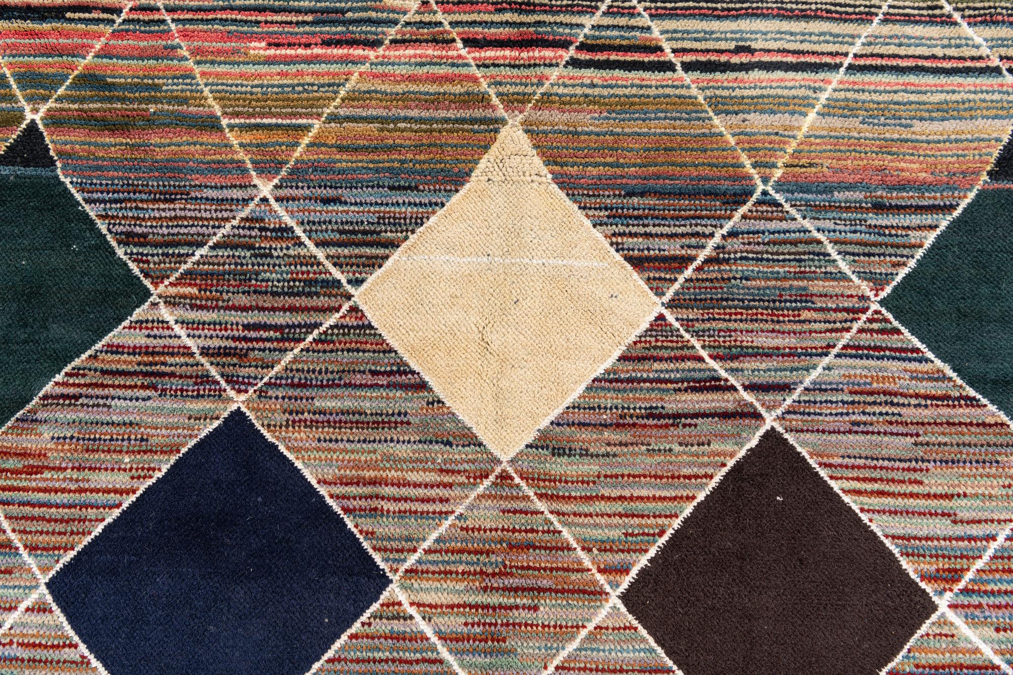 7' 10 x 9' 9 Hand Knotted Moroccan Rug