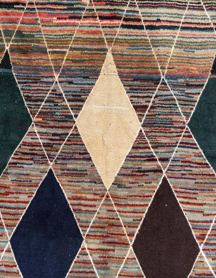 Detail image of 7' 10 x 9' 9  Hand Knotted Moroccan Rug