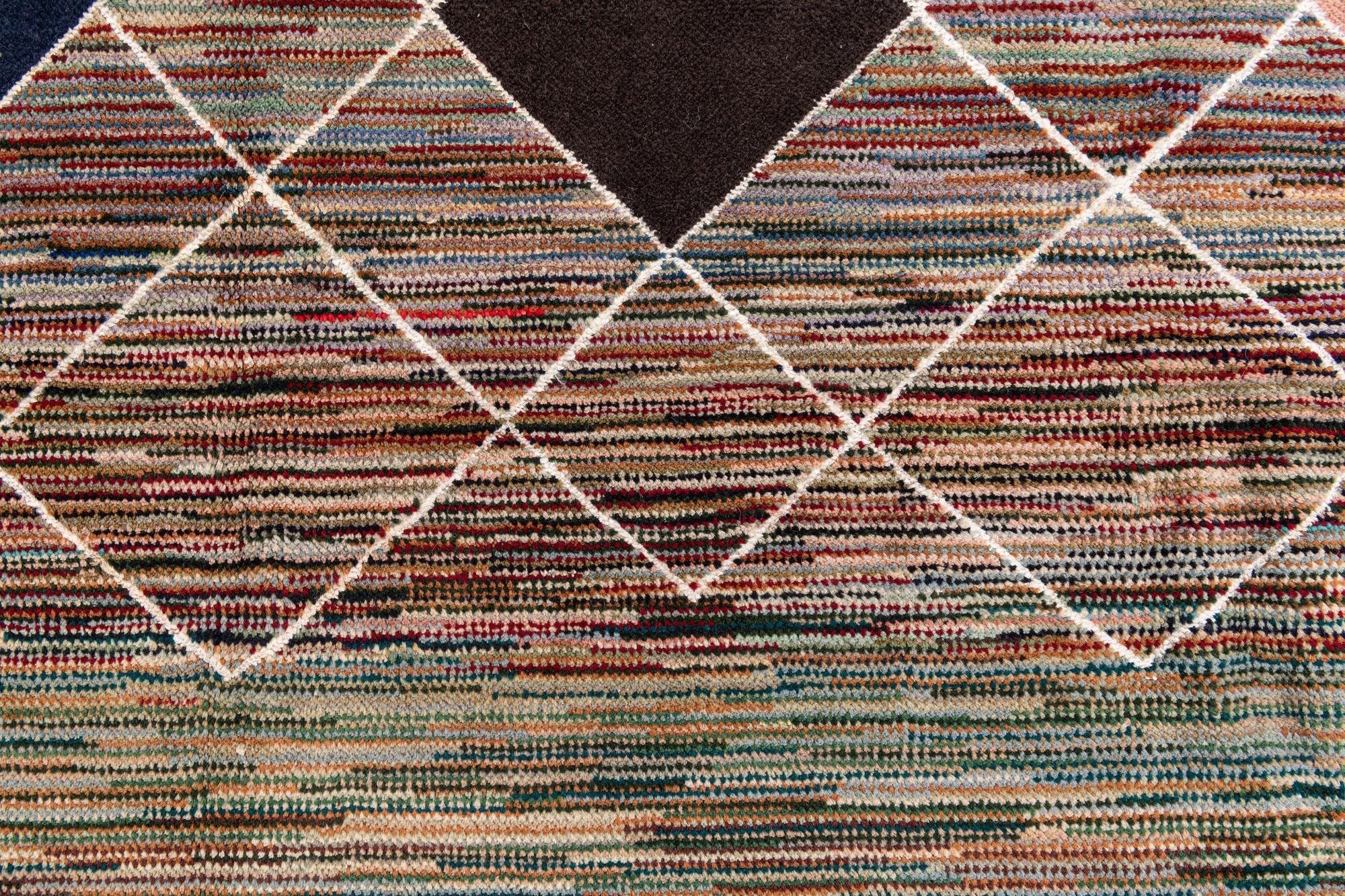 7' 10 x 9' 9 Hand Knotted Moroccan Rug