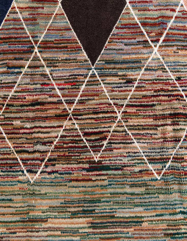 Detail image of 7' 10 x 9' 9  Hand Knotted Moroccan Rug