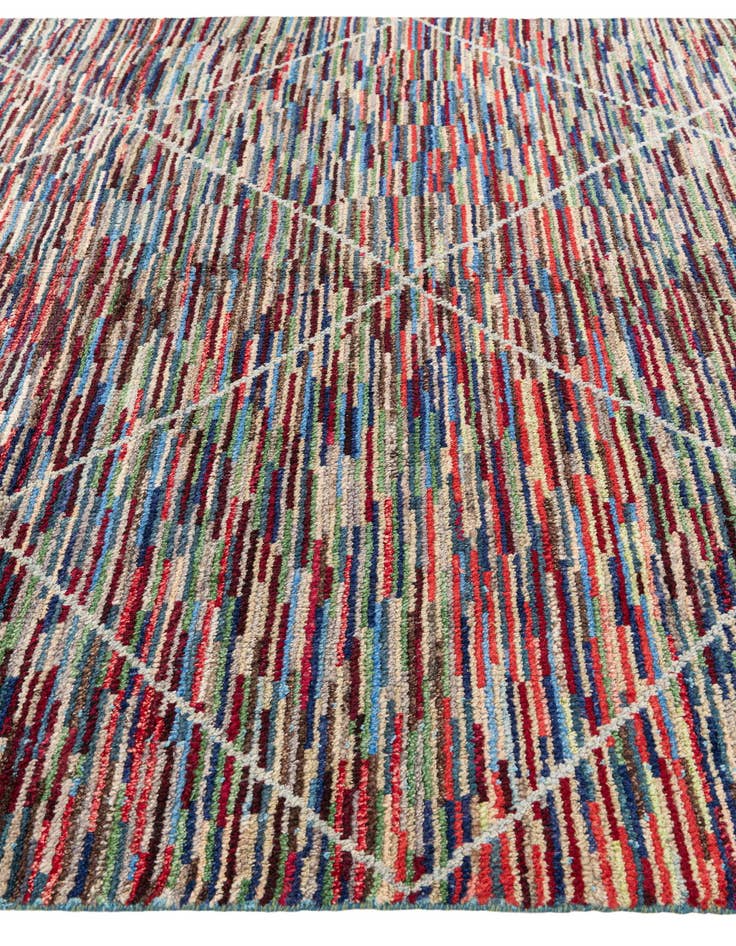 Detail image of 8' x 10' 4  Hand Knotted Moroccan Wool Rug