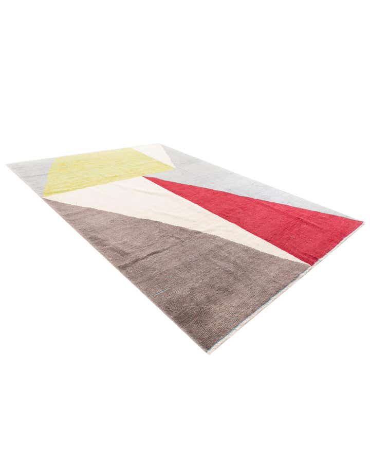 8' 9 x 12' 4 Hand Knotted Moroccan Wool Rug